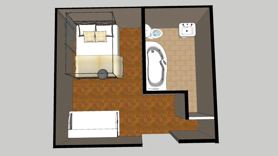 Guest Bedroom 3D Warehouse