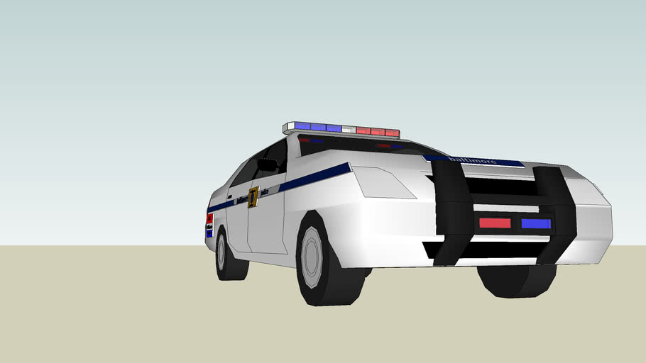 BALTIMORE CITY POLICE CAR | 3D Warehouse