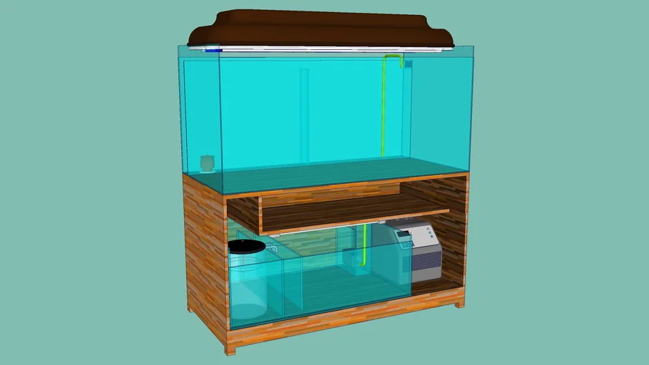 SW Marine Reef Tank Setup) 3D Warehouse