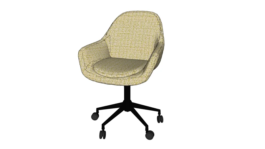 86224 Office Chair Margot 3D Warehouse