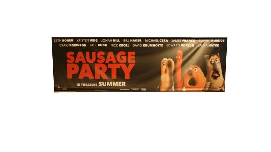 Sausage Party R-Rated Animated Movie - Vinyl Banner | 3D Warehouse