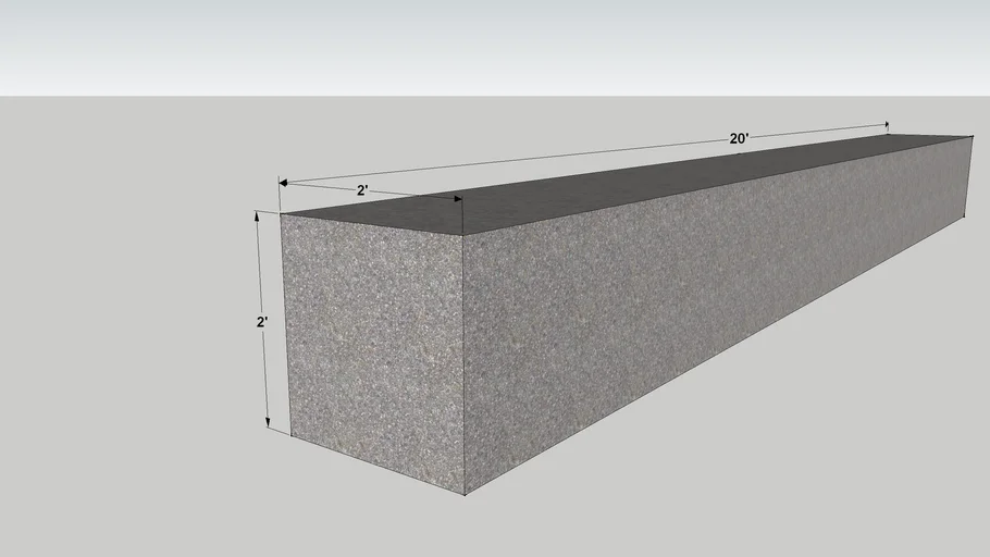 Diagonal Tension Concrete Beam (test model)
