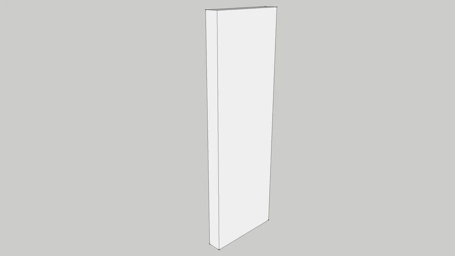 100 Wall Gap Filler 100x18x298 UID_CPUU000277 3D Warehouse