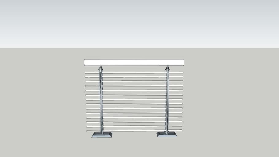 detailed balcony railing 3D Warehouse
