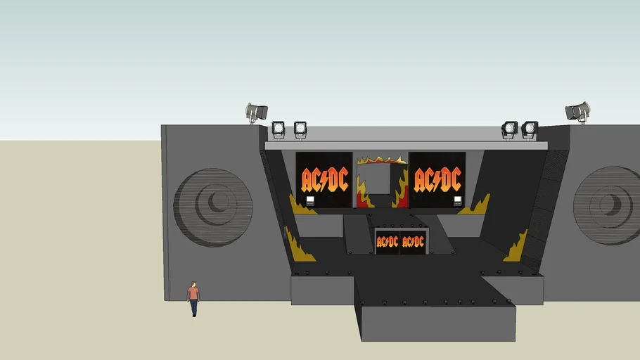 Concert AC/DC | 3D Warehouse
