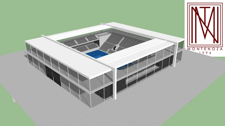 Indoor Stadium Estadio Techado Arena Deportiva - - 3D Warehouse