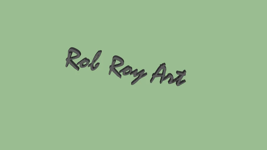 logo rob roy art | 3D Warehouse