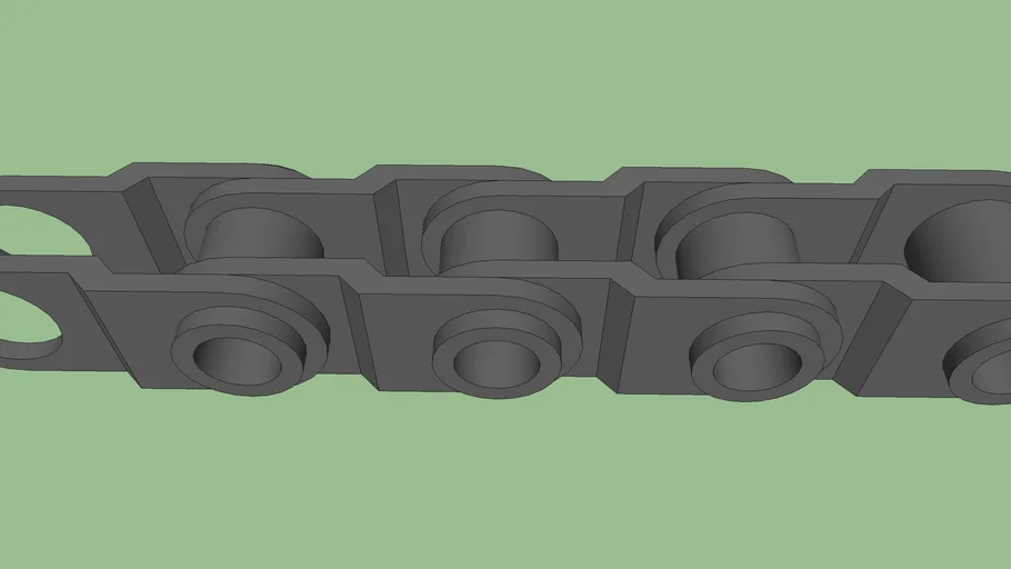 Roller Coaster Lift Chain Segment 3D Warehouse