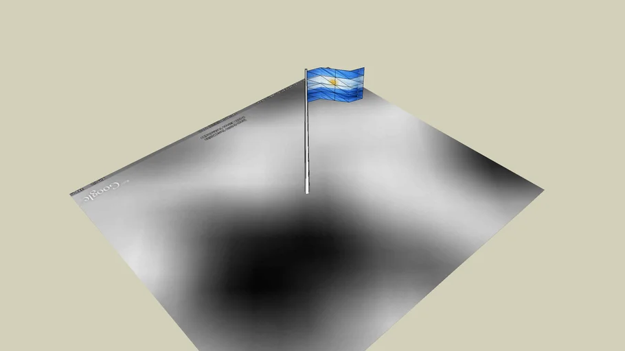 Mastil Bandera Argentina - - 3D Warehouse