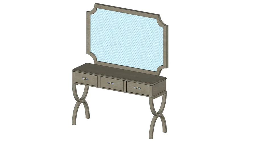 Console with a mirror | 3D Warehouse