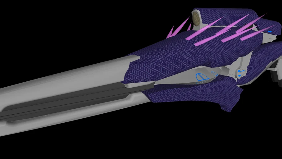 Halo Reach Needle Rifle | 3D Warehouse