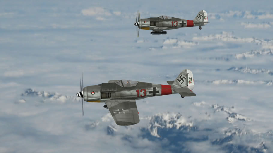 WW2+LUFTWAFFE+FW_190G | 3D Warehouse