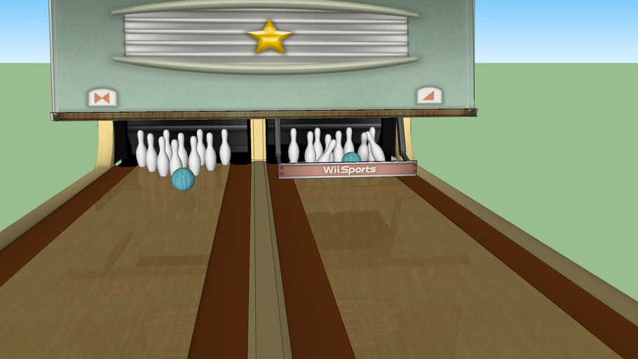 Wii Sports Bowling 2 Lanes (Read Description) 3D Warehouse
