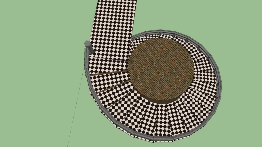 escalera circular | 3D Warehouse