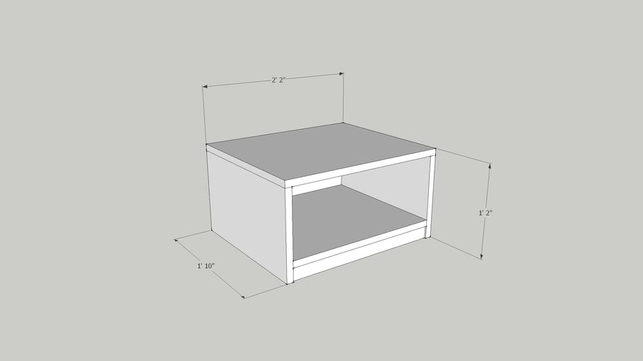 Custom Printer stand by Candex Custom Corp. | 3D Warehouse