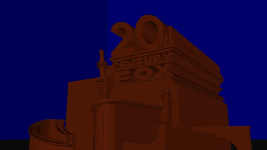 20th century fox logo 1935 1994 rare remake - - 3D Warehouse