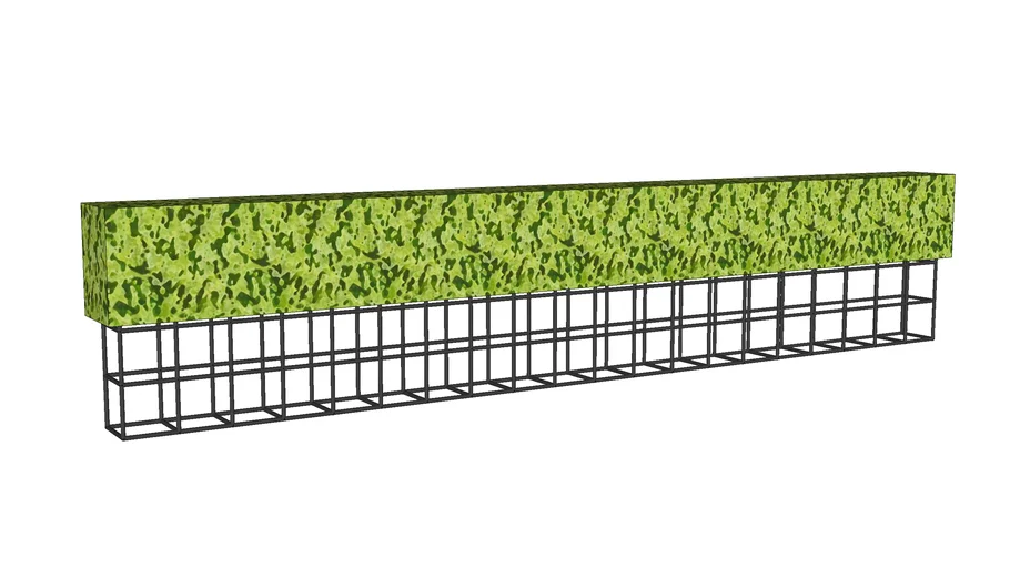 Artificial Outdoor Duraleaf Boxwood hedge in existing planter