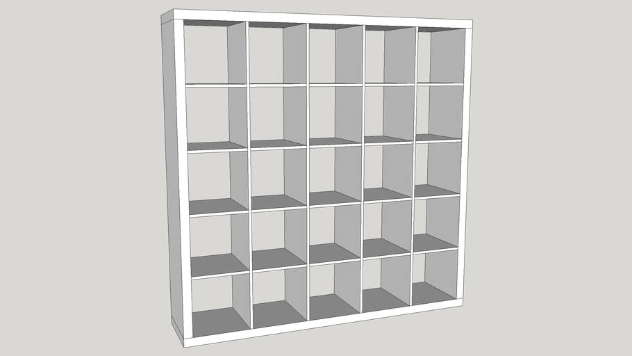 Expedit/Kallax 5x5 Shelf Unit 3D Warehouse