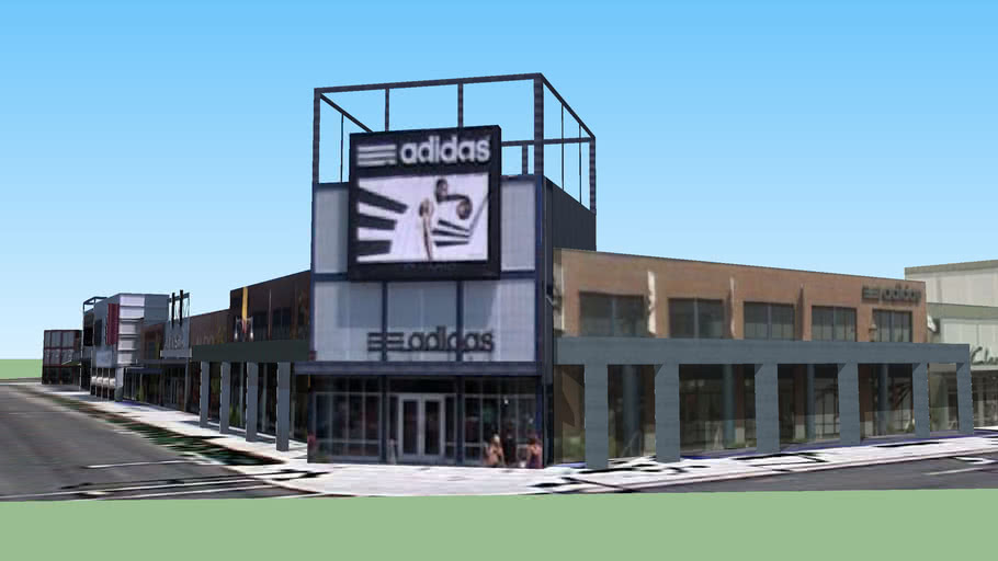 Atlantic City Outlets The Walk 3D Warehouse