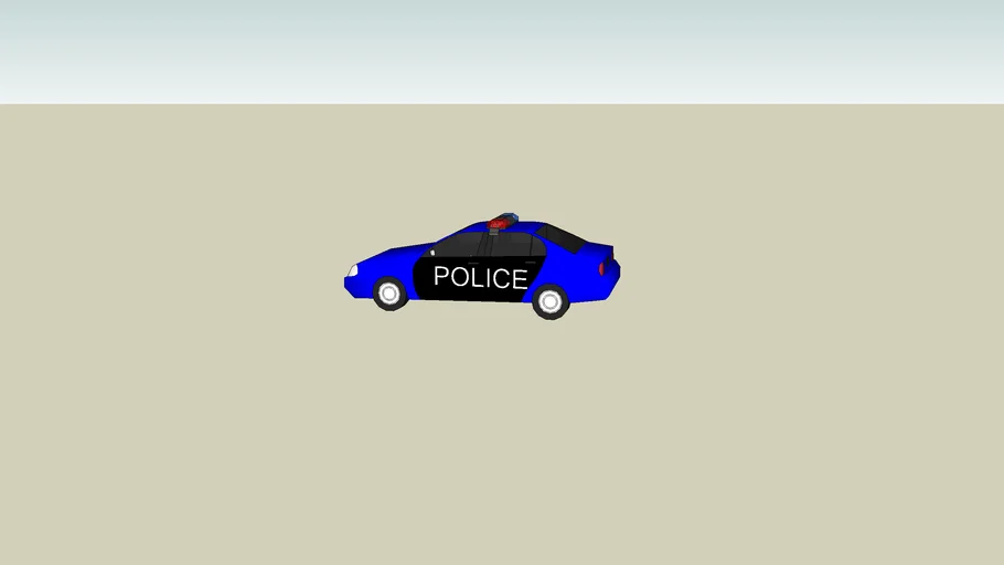 Police Car | 3D Warehouse