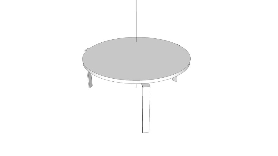 HBF Hickory Buisness Furniture Table 36 inch 3D Warehouse