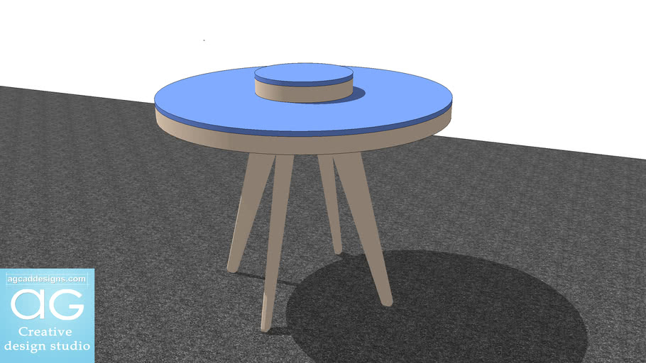 Retail design Round table display concept! 3D Warehouse