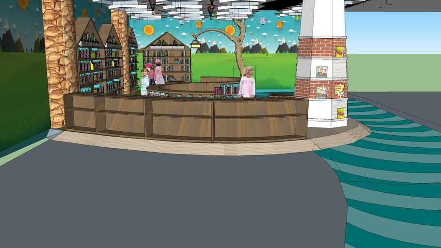 KIDS LIBRARY 3D Warehouse