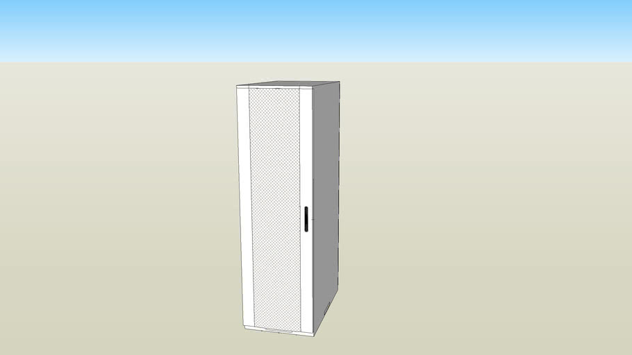 Dimension 60 x 100 x 204 cm (42U rack) | 3D Warehouse