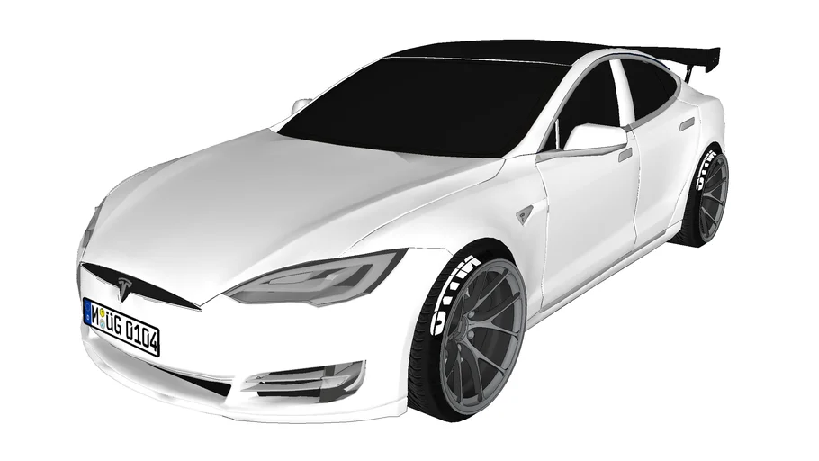 Tesla Model S Performance 3D Warehouse