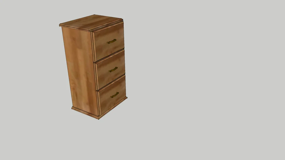 3 Drawer Cabinet