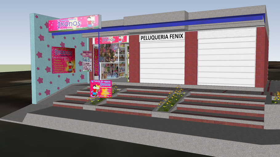 Tienda de regalos IKONOS UCC 3D Warehouse