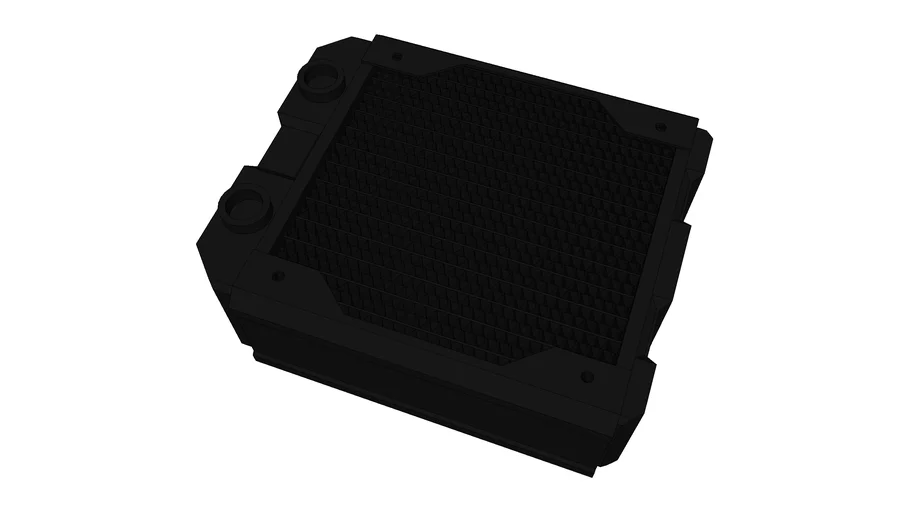 Hardware Labs Black Ice Nemesis 120 GTX Radiator 3D Warehouse