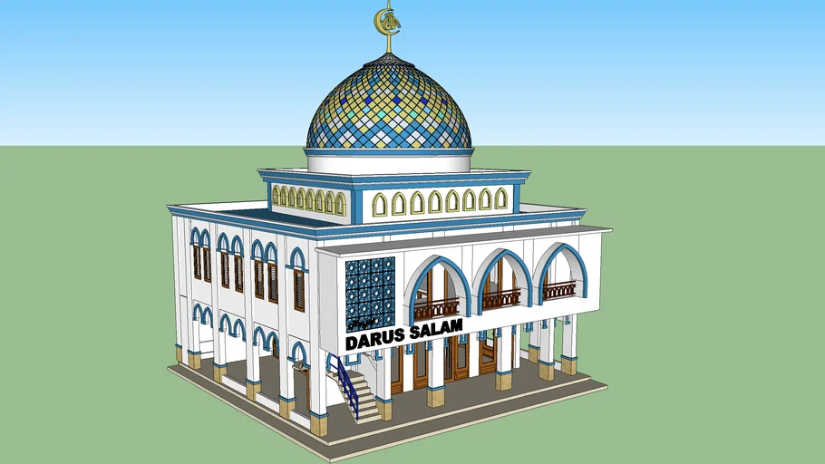 Masjid 2 Lantai | 3D Warehouse
