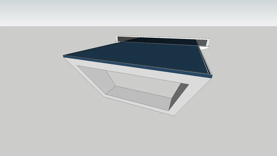 Table Tennis Table 3D Warehouse