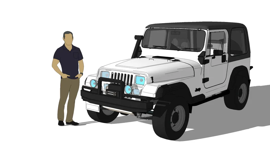Jeep Wrangler RHS drive | 3D Warehouse