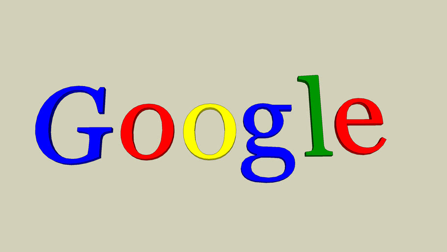 the google logo | 3D Warehouse