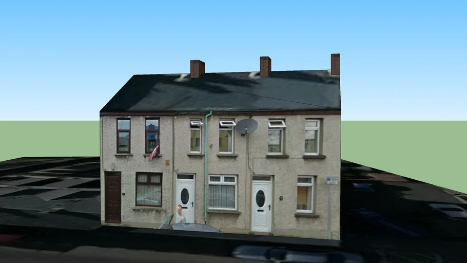 3337 Long Commons, Coleraine Terrace Housing 2 3D Warehouse