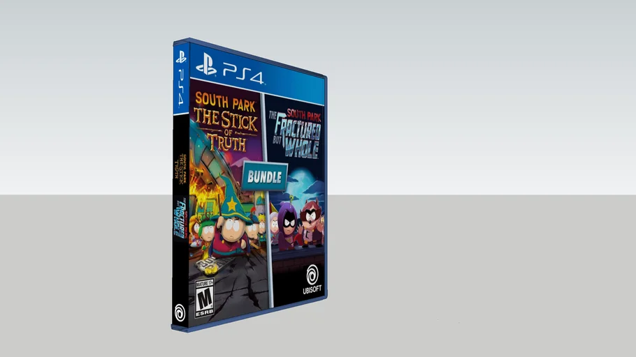 South Park The Stick of Truth/The Fractured But Whole Bundle PS4 Case 3D Warehouse