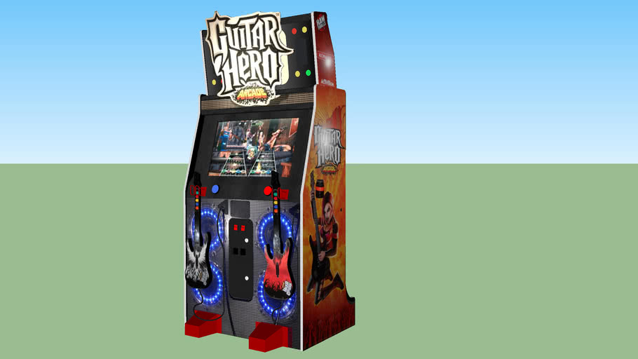 Guitar Hero Arcade game 3D Warehouse