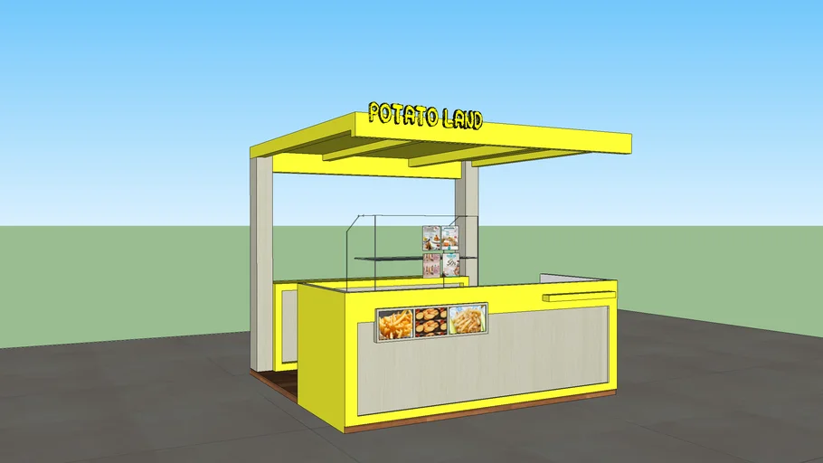 'Potato Land' Food Store 3D model | 3D Warehouse