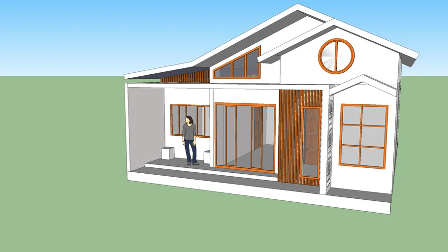 RUMAH TYPE 8 X 10 | 3D Warehouse