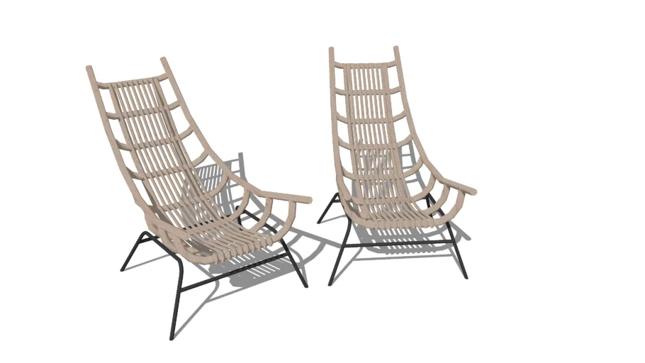 Outdoor chair 3D Warehouse