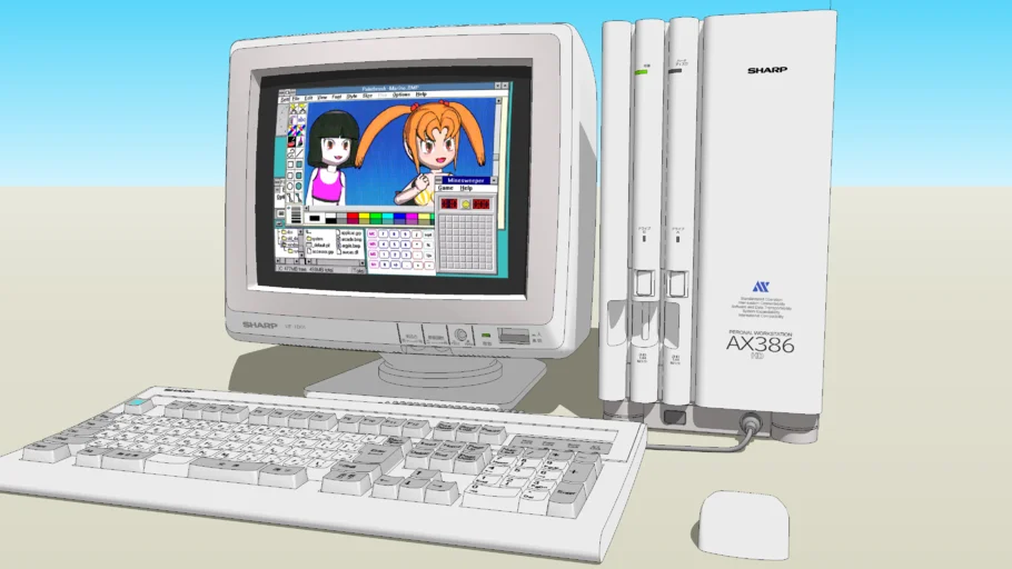 SHARP AX386 Personal Computer(1988:Japan)