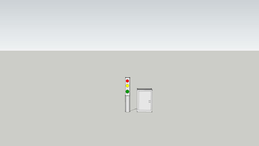 Traffic Light and power box | 3D Warehouse