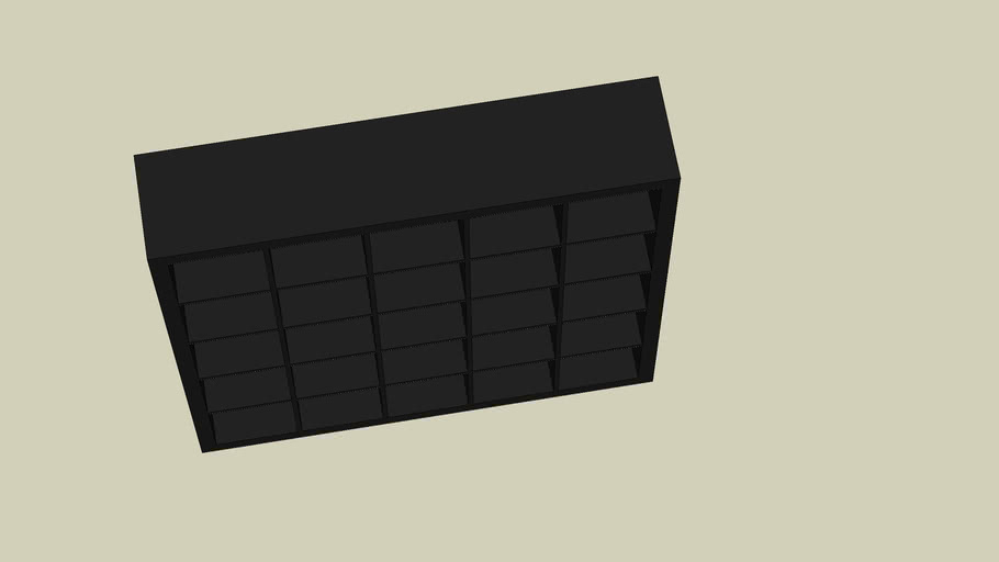 Ikea Expedit Bookcase 3D Warehouse