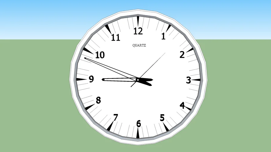 Wall Clock 3D Warehouse