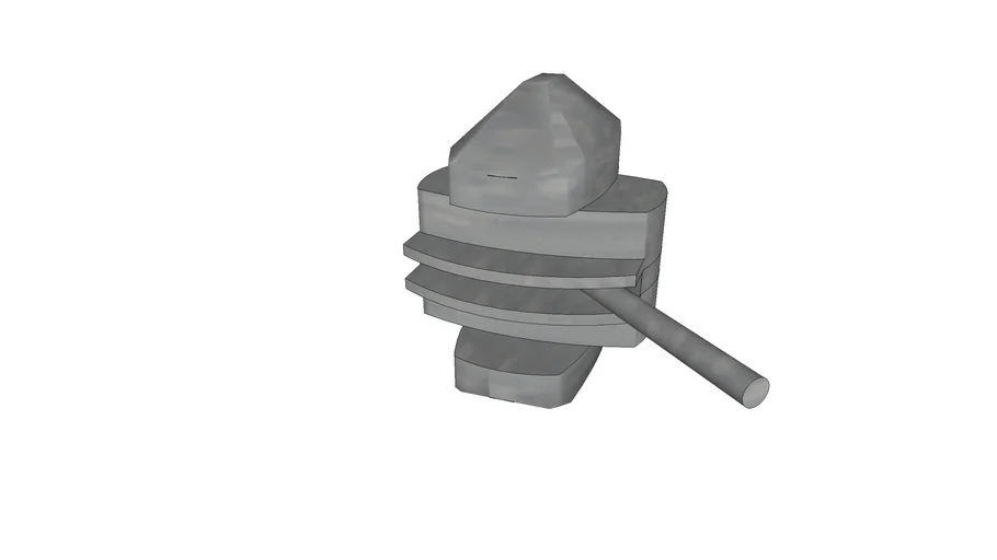 container stacking lock | 3D Warehouse