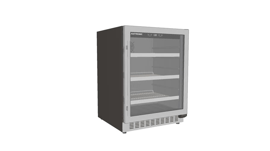 BEER CENTER 135 LITROS BUILTIN ABERTURA PARA DIREITA Elettromec 3D