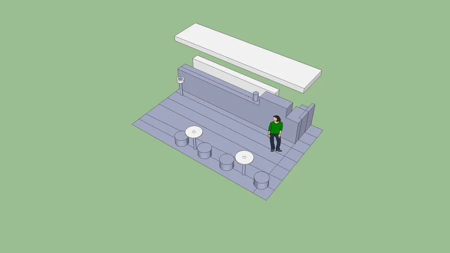 barra cafeteria | 3D Warehouse