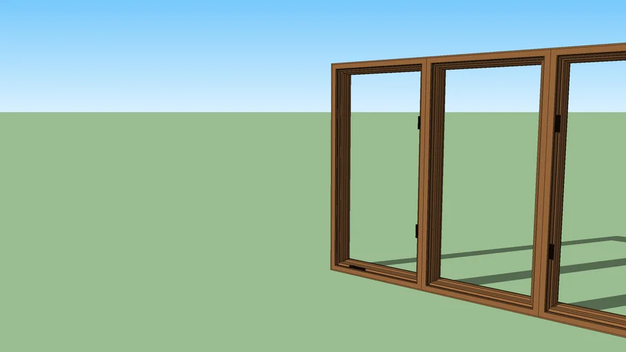 triple casement window | 3D Warehouse